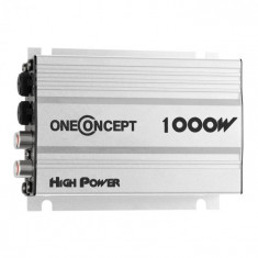 OneConcept Amplificator de ma?ina 4 Canale, 1000W,argintiu foto