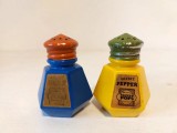 Lot 2 solnite vintage sare si pier, sticla, Gemco, anii 70 USA, Retro