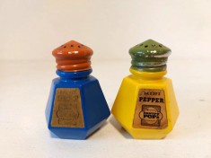 Lot 2 solnite vintage sare si pier, sticla, Gemco, anii 70 USA, Retro
