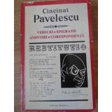 VERSURI, EPIGRAME, AMINTIRI, CORESPONDENTA-CINCINAT PAVELESCU-229095