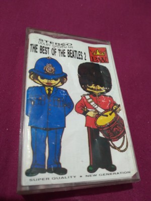 CASETA AUDIO THE BEST OF THE BEATLES VOL2 RARA!!ORIGINALA BW foto