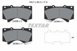 TEXTAR 2438601 set placute frana disc