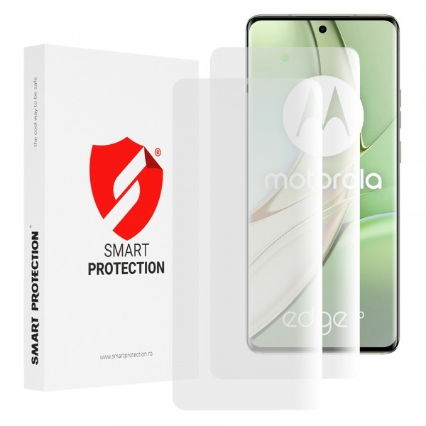 Folie de protectie Ecran Smart Protection Premium Classic pentru Motorola Edge (2023) / Edge 40 Neo / Edge 40, Plastic, Set 2 bucati