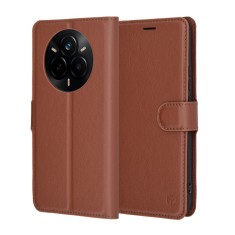 Husa Realme 14 Pro Techsuit Leather Folio, maro foto