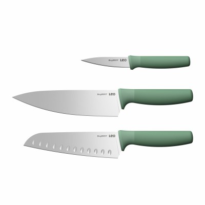 Set Cutite BergHOFF Forest, 3 piese, Otel, Verde HighLine Cooking foto
