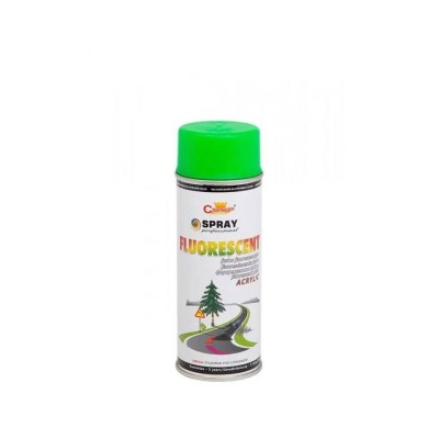 Spray vopsea verde fluorescent profesional 400ml foto