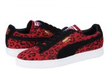 Cumpara ieftin Pantofi sport Puma Suede ANML, haute red-black, 37