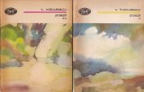 Vasile Voiculescu - Poezii 2 volume Minerva, Biblioteca pentru toti, 1983, romana, brosate