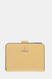Furla portofel de piele femei, culoarea galben, WP00315 ARE000 3592S