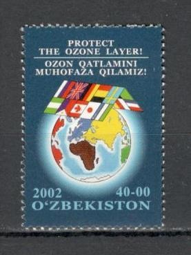 Uzbekistan.2002 Protejarea stratului de ozon SU.10 foto