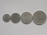 LOT 4 Monede Franța 1947, Colecție Numismatică, Monede Vechi Franceze - Stare Vizibilă &icirc;n Poze