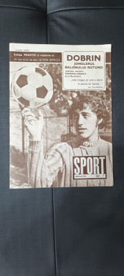 Arges Pitesti Dobrin Revista Sport octombrie 1972 foto