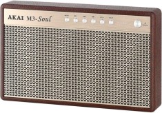 Boxa portabila AKAI, retro, 20 W RMS, Bluetooth, bej, &amp;amp;quot;M3 SOUL&amp;amp;quot;, (timbru verde 2 lei) foto
