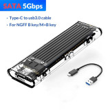 Adaptor SSD M.2 NGFF (de tip SATA) la USB 3.0 rack extern carcasa ORICO