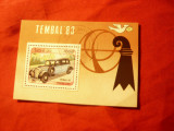 Bloc Laos 1983 -Expozitia Filatelica Tembal - Automobul Maybach ,stampilat