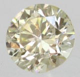 DIAMANT NATURAL GALBEN DESCHIS, 4.50 MM-0.37 CT