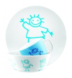 Cumpara ieftin Set vesela - Kids set Mug, Bowl and Plate, Boy | Bodum