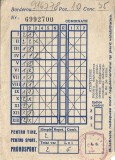 A4240N Bilet Loto-Pronosport, RPR, ștampilă Loto-Pronosport Banat
