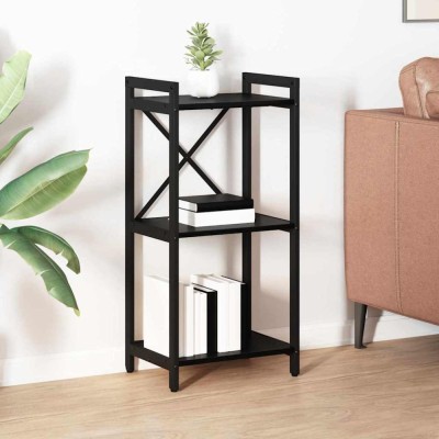 vidaXL Bibliotecă Stejar negru 40 x 30 x 83 cm Lemn compozit foto