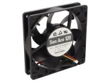Ventilator axial DC 24V 120x120x25 mm, 150 m3/h, 40 dBA