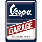 Placa metalica - Vespa - Garage- 30x40 cm, ART