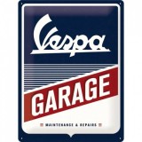 Placa metalica - Vespa - Garage- 30x40 cm, Nostalgic Art Merchandising