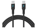 Cablu USB 2.0 AKYGA AK-USB-67 USB-C dublu mufă nichelat 1m negru