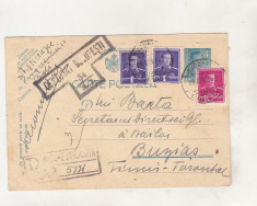 bnk cp Carte postala circulata 1942 - cenzurat Bucuresti 34 foto