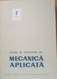STUDII SI CERCETARI DE MECANICA APLICATA, TOMUL 29, NR 2/ 1970
