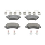 Set placute frana Jurid 573158J, parte montare : Punte spate