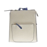 Rucsac crem cu model animal print