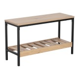 Cumpara ieftin Pantofar DTD stejar negru Rest 70x26x42 cm