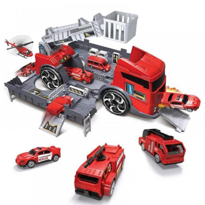 Set de joaca masina de pompieri si accesorii incluse foto