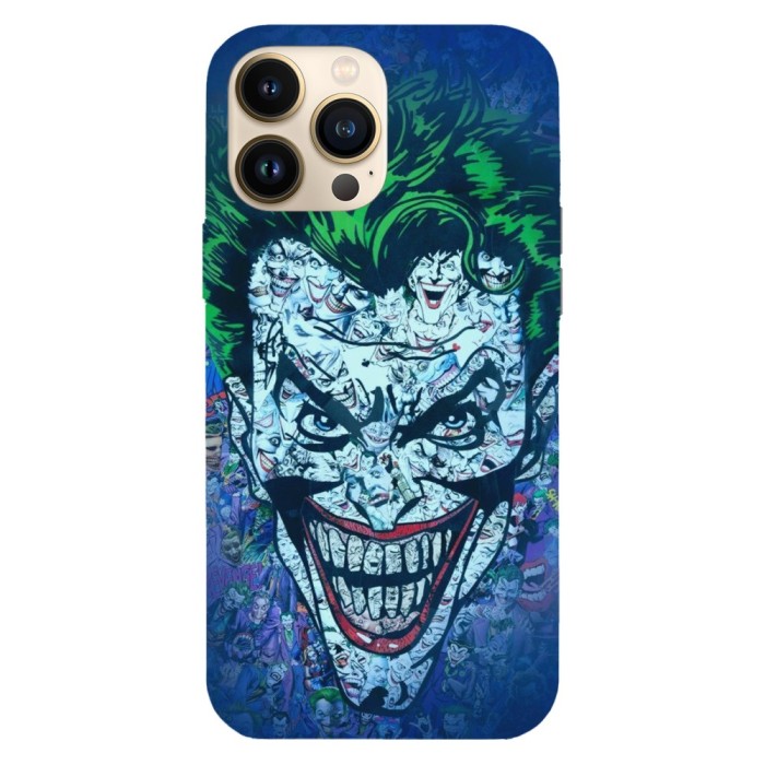 Husa compatibila cu Apple iPhone 15 Plus model The clown prince of Crime Joker, Silicon, TPU, Viceversa