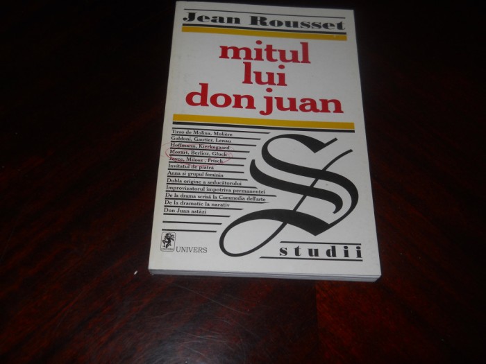 Jean Rousset-Mitul lui Don Juan