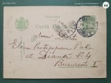 Carte postala Romania Regala , corespondenta ,destinata doamnei doctor Elena Protopopescu Pache, Circulata, Printata