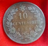 (M1412) MONEDA ITALIA - 10 CENTESIMI 1866, LIT. H, MONETARIA HEATON, VITTORIO EMANUELE II