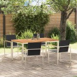 Cumpara ieftin Set de masă pentru grădină 5 pcs Lemn masiv de teak
