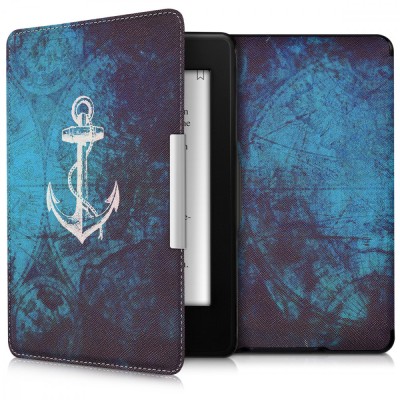 Husa pentru Kindle Paperwhite 7, Piele ecologica, Multicolor, 23136.40 foto