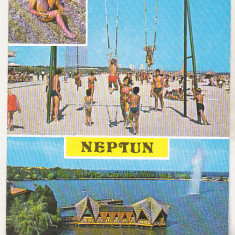 bnk cp Statiunea Neptun - Vedere - circulata - marca fixa