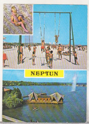 bnk cp Statiunea Neptun - Vedere - circulata - marca fixa foto