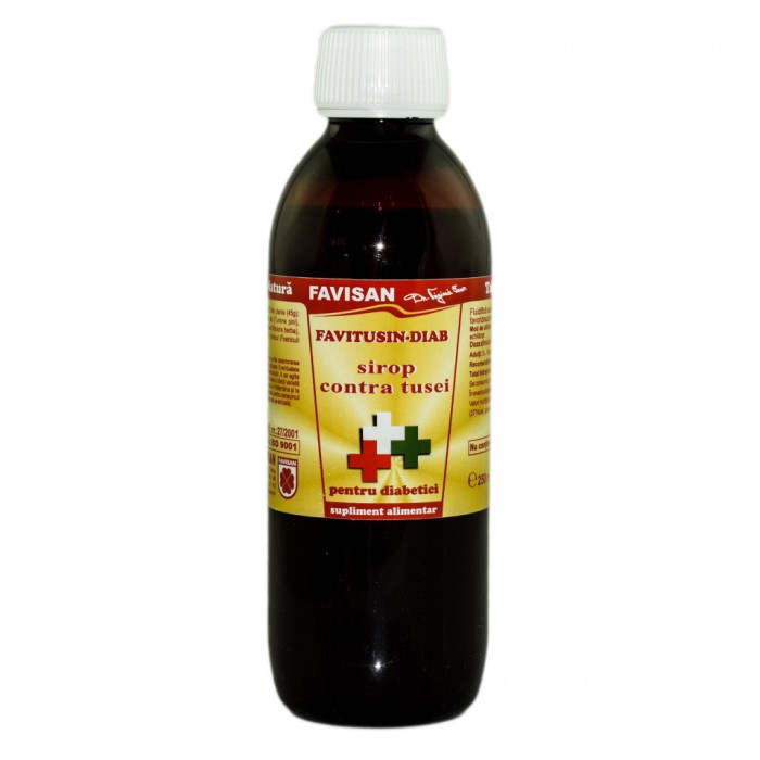 SIROP FAVITUSINDIAB (neglicogenolitic) 250ml FAVISAN