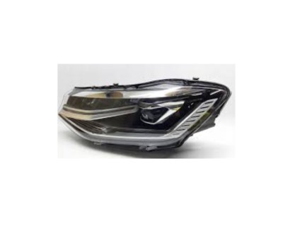 Far VW CADDY, 11.2020-, partea stanga, ZKW, cu lumina vreme rea; Type= High; LED; electrical; inel cromat; LED; cu lumini de viraj statice, foto