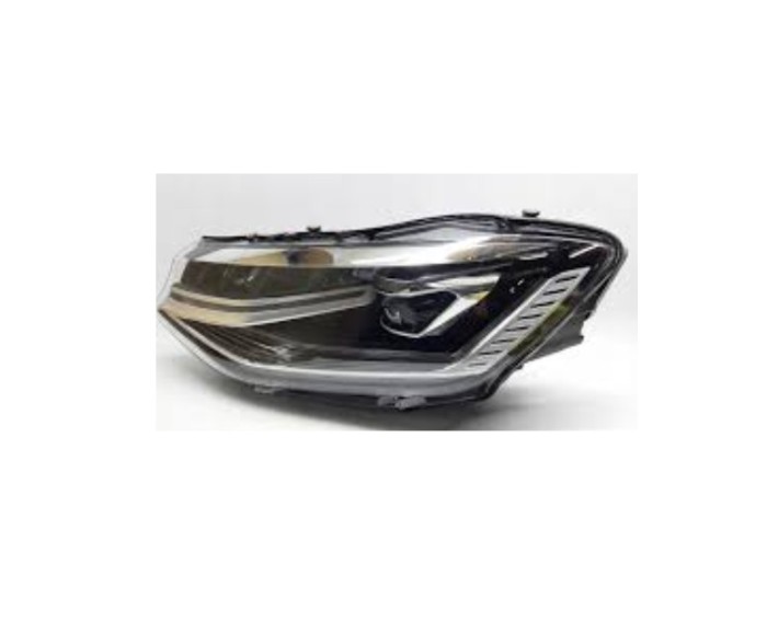 Far VW CADDY, 11.2020-, partea stanga, ZKW, cu lumina vreme rea; Type= High; LED; electrical; inel cromat; LED; cu lumini de viraj statice,
