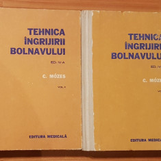 Tehnica ingrijirii bolnavului de Carol Mozes (2 volume)