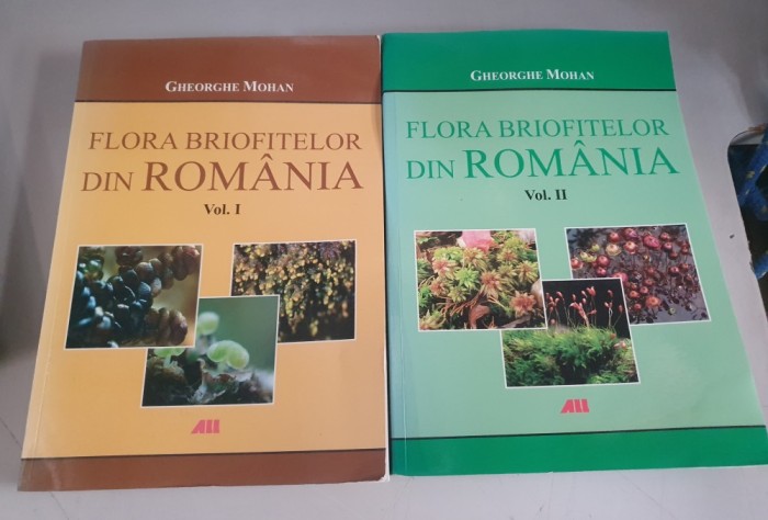 Gheorghe Mohan - Flora briofitelor din Romania , 2 volume - editia 2015