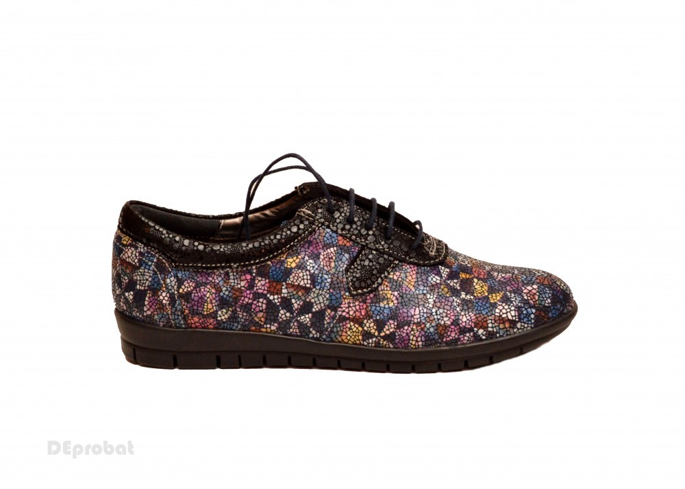 Pantofi dama colorati lucrati manual din piele naturala cod P163 Picasso |  arhiva Okazii.ro
