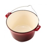 Ceaun din fonta, emailat , 22 X 13 CM , 3L, COOKING BY HEINNER