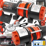 Troliu manual 12 V 195 A, tragere maxima 4500 l, capacitate ridicare 2040 Kg, lungime calbu 13 m, grosime cablu 5.5 mm, Verke