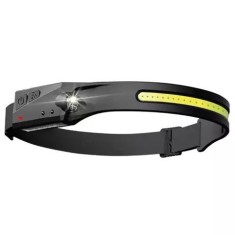 Lanterna de cap LED profesionala cu senzor miscare USB pentru pescuit si drumetii